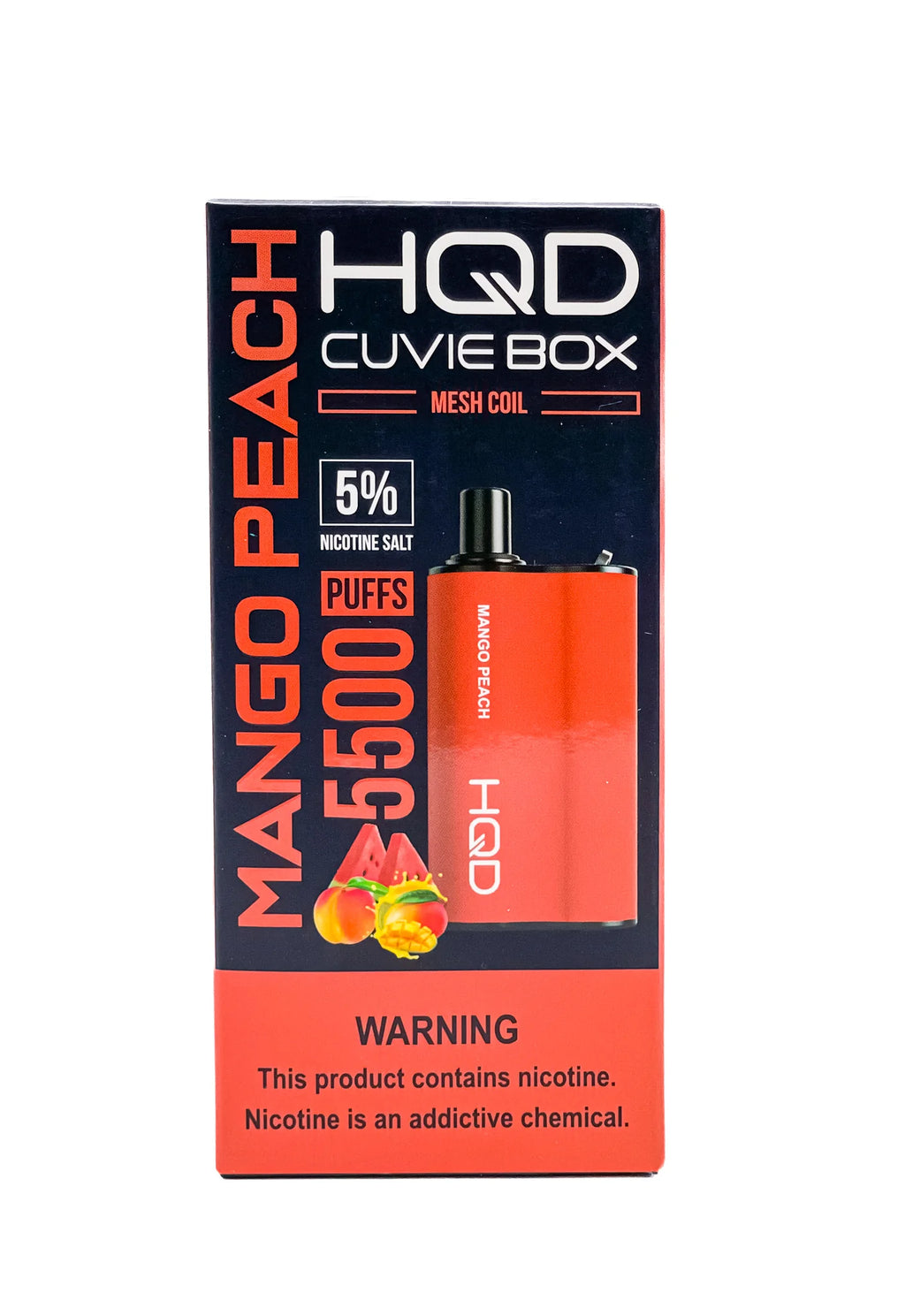 Mango Peach: HQD Box 5% Vape