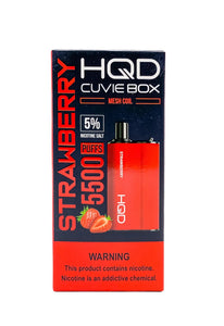 Strawberry: HQD Box 5% Disposable Vape