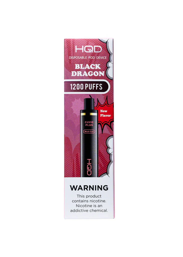 Black Dragon: HQD Plus 5% Disposable Vape